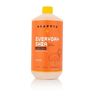 Alaffia-EveryDay-Shea-Bubble-Bath-Unscented-32-fl-oz-Bath-Additives