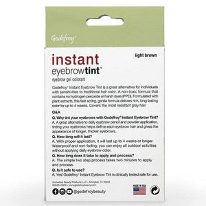 Godefroy Instant Eyebrow Tint Application Kit Light Brown 3ct