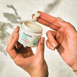 Aveeno Calm + Restore Redness Relief Moisturizing Cream 1.7 oz - Imperfect Box