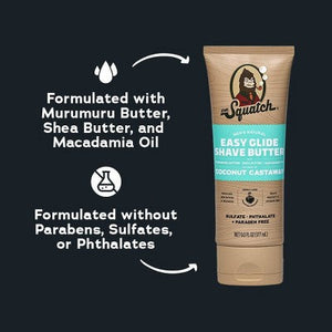 DR. SQUATCH Men's Natural Shave Butter Coconut Castaway 6 fl oz - Imperfect Container