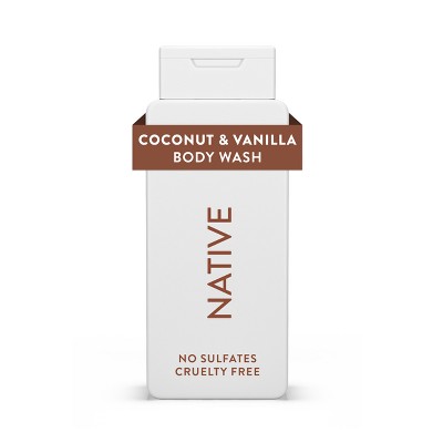 Native Body Wash Coconut Vanilla Sulfate Free 18 fl oz Imperfect Container