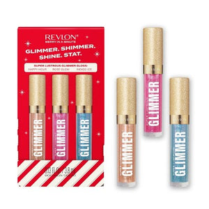 Revlon Super Lustrous Glimmer Gloss & Lip Gloss Gift Set 3ct - Imperfect Box