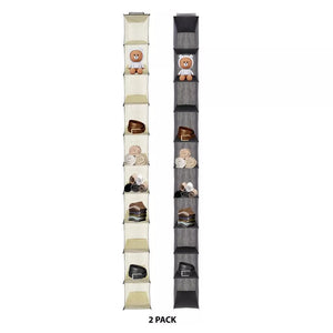 J&V Textiles Hanging Closet Organizer, 6-Shelf & 10-Shelf Options