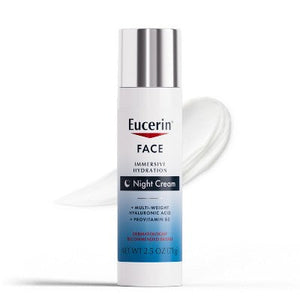 Eucerin Immersive Hydration Face Night Cream 2.5oz - Imperfect Box