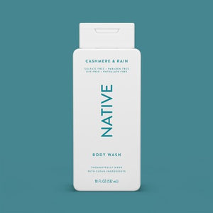 Native Body Wash Cashmere & Rain Sulfate Free 18 fl oz Imperfect Container