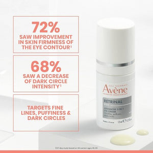 Avene Retrinal Advanced 3-In-1 Eye Cream 0.5 fl oz - Imperfect Box