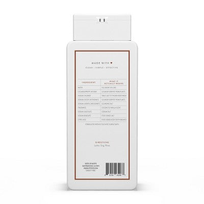 Native Body Wash Coconut Vanilla Sulfate Free 18 fl oz Imperfect Container