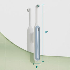 quip Rev Oscillating Rechargeable Electric Toothbrush White/Blue
