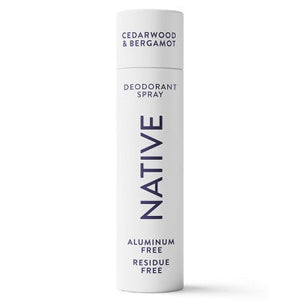 Native Deodorant Spray Cedarwood & Bergamot 3.5oz - Imperfect Container