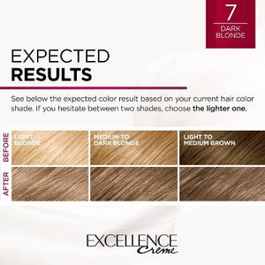 L'Oreal Paris Permanent Hair Color 7 Dark Blonde 6.3 fl oz