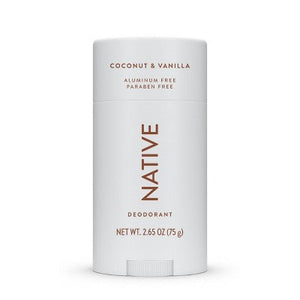 Native Solid Deodorant for Women & Men Coconut & Vanilla 2.65oz - Imperfect Container
