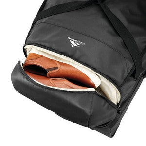 High Sierra 28" Wheeled Drop Bottom Duffel Bag - Black Graphic