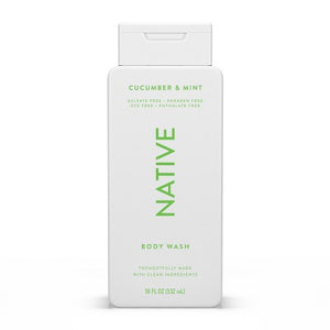 Native-Body-Wash-for-Women-&-Men-Cucumber-&-Mint-Sulfate-Free-8-fl-oz-Body-Wash