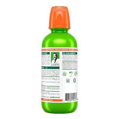 TheraBreath Fresh Breath Mouthwash Alcohol-Free Mild Mint 16 fl oz