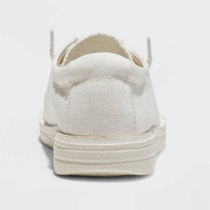 Mad Love Women's Low Top Slip-On Canvas Sneakers Cushioned Easy On/Off