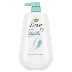 Dove Antibacterial Body Wash Pump 30.6 fl oz - Imperfect Container