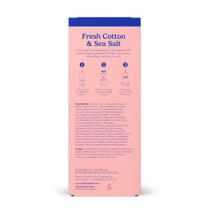 Wild Cosmetics Love Heart Case Deodorant Fresh Cotton & Sea Salt 1.4oz - Imperfect Box
