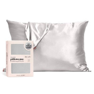 Kitsch-Queen-Size-Satin-Pillowcase-Silver-Imperfect-Box-Pillowcases-&-Shams