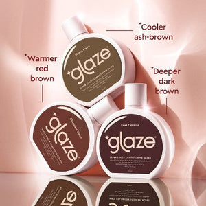 Glaze SuperGloss Color Conditioning Hair Gloss Brunette Sleek Espresso Brown 6.4 fl oz