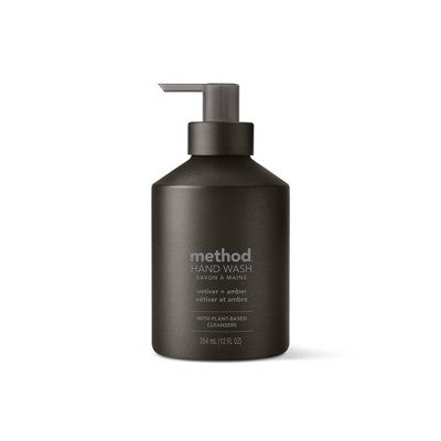 Method Aluminum Gel Hand Soap - Vetiver + Amber 12 fl oz