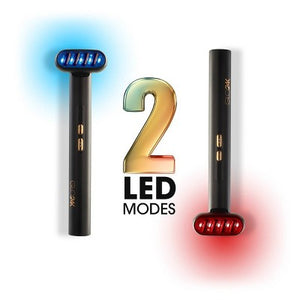 GLO24K 6-in-1 Beauty Therapy Wand for Face, Eyes, and Neck