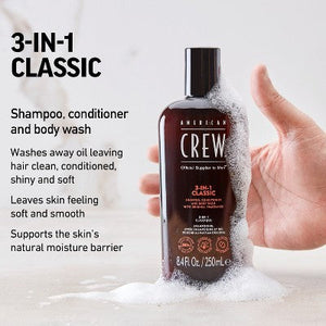 American Crew 3-in-1 Shampoo, Conditioner and Body Wash 15.2 fl oz