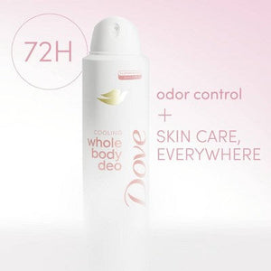 Dove Whole Body Deodorant Spray Raspberry & Rose Aluminum-Free 4oz