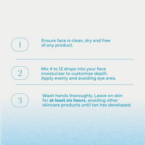 Bondi Sands Self Tanning Drops for Face and Body Dark 1.01 fl oz - Imperfect Container