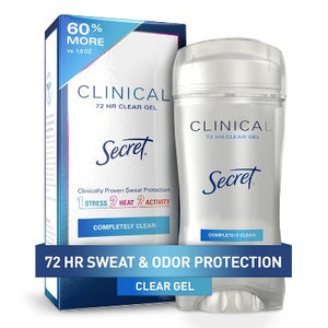 Secret Clinical Strength Clear Gel Antiperspirant & Deodorant for Women 2.6oz