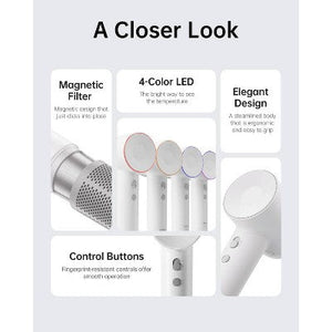 Laifen SE Hair Dryer White 1400 Watts - Imperfect Box