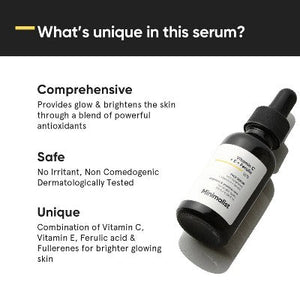 Minimalist Vitamin C + E + Ferulic 16% Face Serum 1 fl oz - Imperfect Box