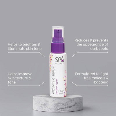Spa Sciences Vitamin C Serum Brightening Facial Serum 1 fl oz