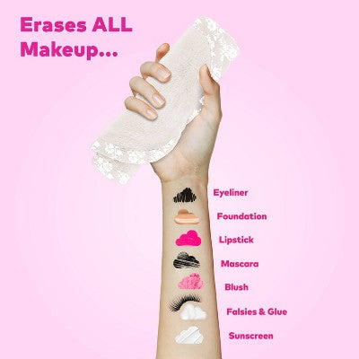 MakeUp Eraser 3-Piece Bridal Set with Headband and Wrist Guards