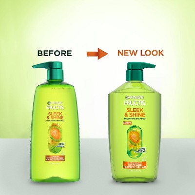 Garnier Fructis Sleek & Shine Shampoo 33.8 fl oz - Imperfect Container