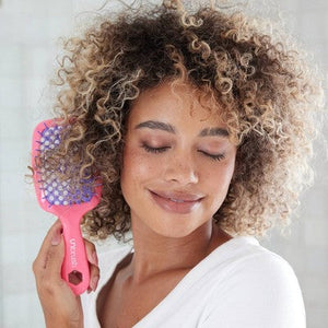 Unbrush Detangler Hair Brush Neon Pink