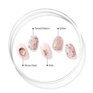 Ohora Gel Nail Gem Line Coco Tweed 30ct - New