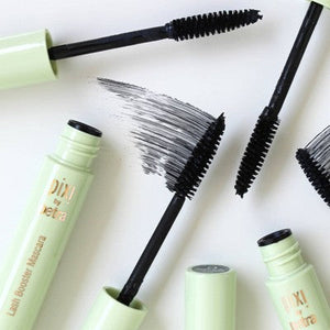 Pixi By Petra Lash Booster Waterproof Mascara Blackest Black 0.25oz - Imperfect Box