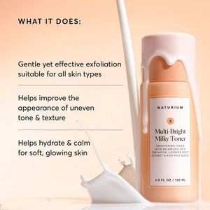 Naturium Multi-Bright Milky Toner 4 fl oz - Imperfect Box