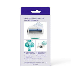 Flamingo Moisture Plus Razor with 2 Blade Cartridges Seafoam - Imperfect Box