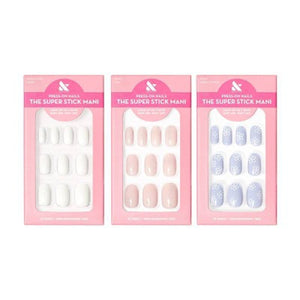 Olive-&-June-Press-On-Nails-Bestsellers-Pack-Floral-Doodle/Swan/Tutu-96ct-3-Pack-False-Nails