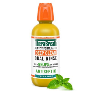 TheraBreath Deep Clean Mouthwash Fresh Mint 16 fl oz