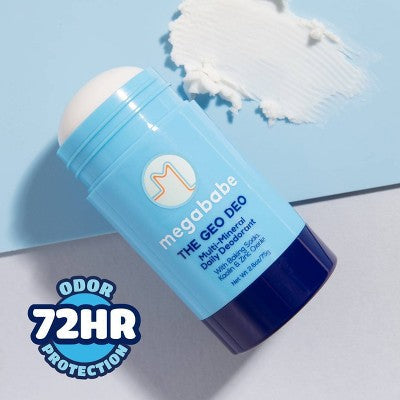 Megababe The Geo Deo Multi-Mineral Daily Solid Deodorant - 2.6oz