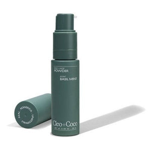 cleo+coco Body and Hair Antiperspirants and Deodorant Powder Basil Mint 0.88oz