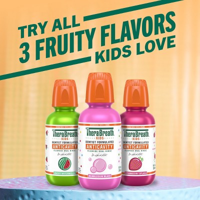 TheraBreath Kids Bubble Gum Mouthwash 10oz