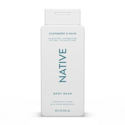 Native-Body-Wash-for-Women-&-Men-Cashmere-&-Rain-Sulfate-Free-18-fl-oz-Body-Wash