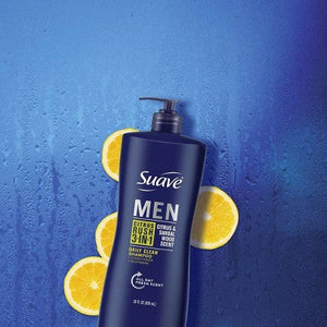 Suave Men Professionals 3 in 1 Shampoo + Conditioner + Body Wash, Citrus Rush 28 fl oz