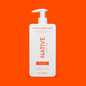 Native Citrus Herbal Musk Daily Shampoo for Men & Women 16.5 fl oz