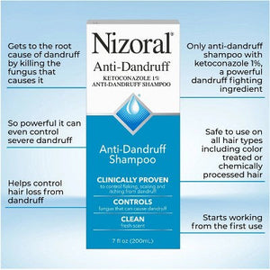 Nizoral Anti Dandruff Shampoo with 1% Ketoconazole 7 fl oz