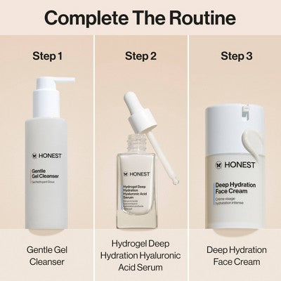 Honest Beauty Deep Hydration Face Cream with Shea Butter 1.7 fl oz - Imperfect Box