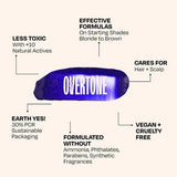 Overtone Indigo Iris Daily Conditioner- Semi-Permanent Blue Hair Color 4.5 oz - New
